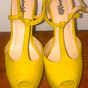 Yellow heels